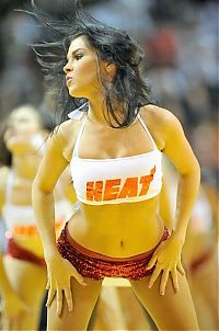 Sport and Fitness: Miami Heat NBA cheerleader girls
