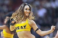 Sport and Fitness: Miami Heat NBA cheerleader girls