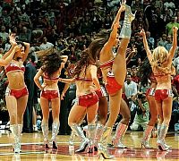 Sport and Fitness: Miami Heat NBA cheerleader girls