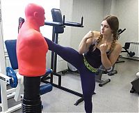 Sport and Fitness: Julia Vins, strong fitness bodybuilding girl