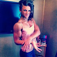 Sport and Fitness: Georgina McConnell, strong fitness bodybuilding girl