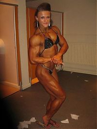 Sport and Fitness: Georgina McConnell, strong fitness bodybuilding girl