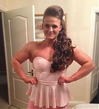 Sport and Fitness: Georgina McConnell, strong fitness bodybuilding girl