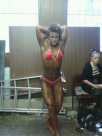 Sport and Fitness: Georgina McConnell, strong fitness bodybuilding girl