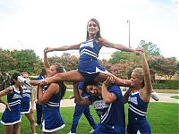 Sport and Fitness: cheerleader girls