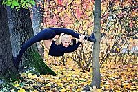 Sport and Fitness: flexible gymnastic girl