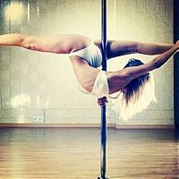 Sport and Fitness: flexible gymnastic girl