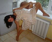 TopRq.com search results: young brunette girl doing flexible gymnastics at home