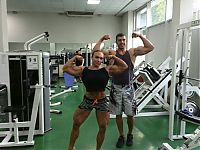 Natalia Trukhina, strong fitness bodybuilding girl