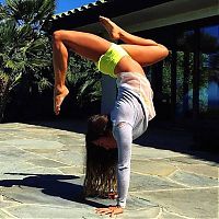 flexible gymnastic girl