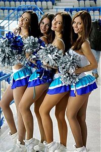 Sport and Fitness: cheerleader girls