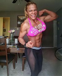 Eleonora Dobrinina, strong fitness bodybuilding girl