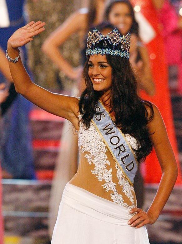 Kaiane Aldorino, from Gibraltar, 23 year old winner of the contest Miss World 2009