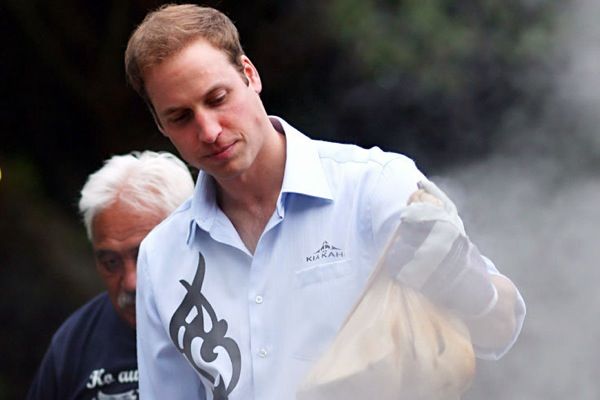 Prince William in New Zealand