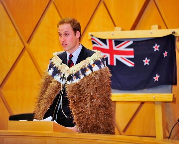 Prince William in New Zealand