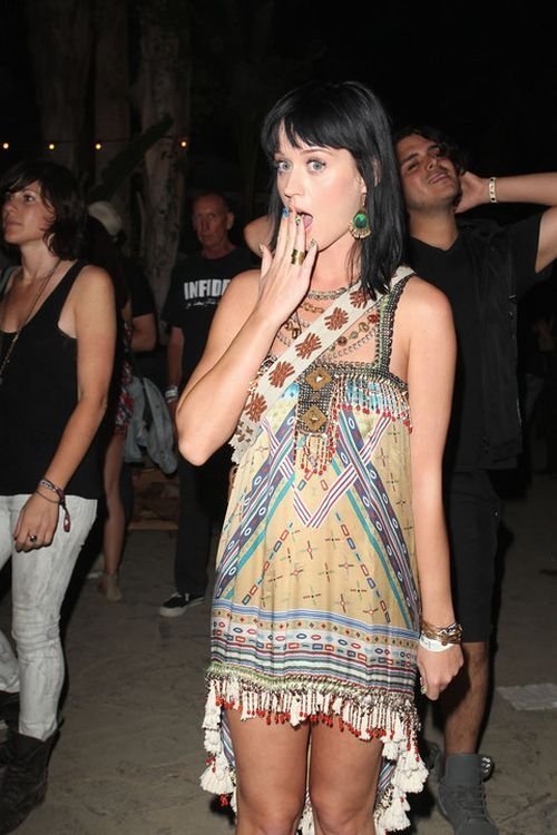 Katy Perry making faces