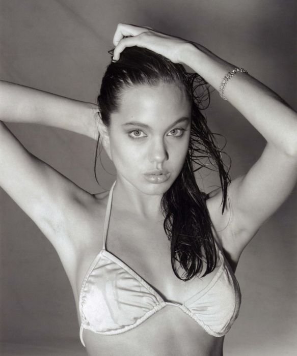 Young Angelina Jolie by Harry Langdon