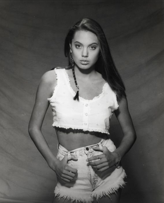 Young Angelina Jolie by Harry Langdon