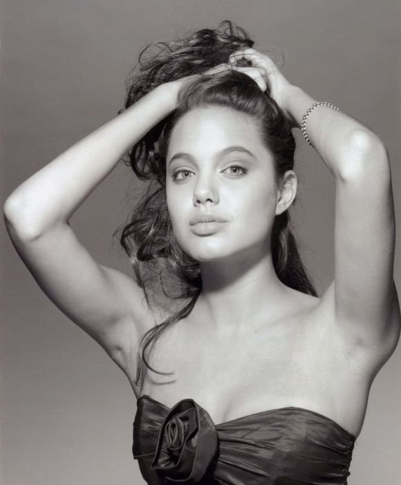 Young Angelina Jolie by Harry Langdon