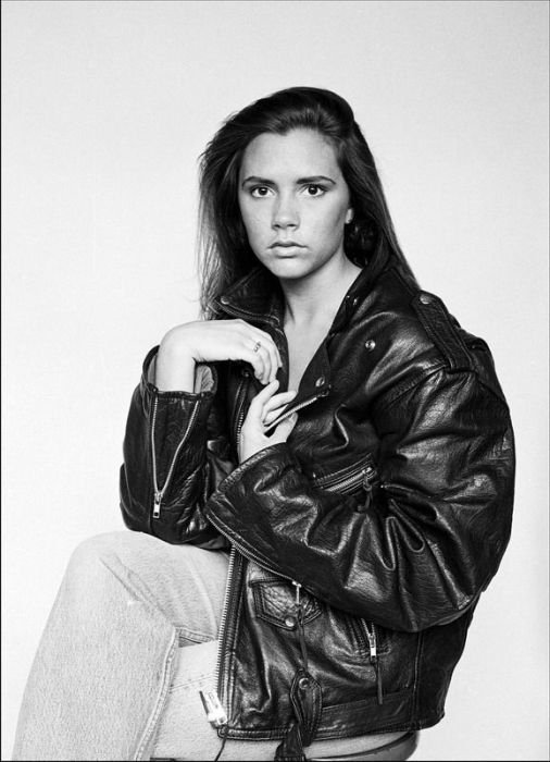 Young Victoria Beckham, 17 years