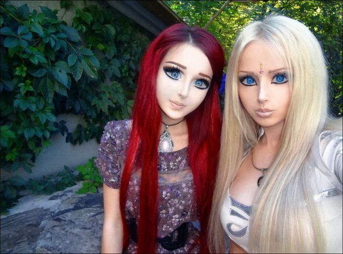 Valeria Lukyanova and Anastasiya Shpagina