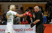Celebrities: Natalia Ragozina, Miss Sledgehammer, world champion in WIBF heavyweight boxing