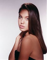 Celebrities: Young Angelina Jolie by Harry Langdon