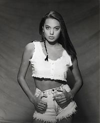 Celebrities: Young Angelina Jolie by Harry Langdon