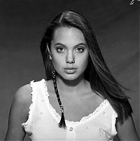 Celebrities: Young Angelina Jolie by Harry Langdon