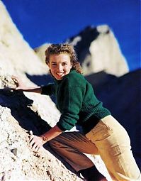 Celebrities: Norma Jeane Mortenson, before she became Marilyn Monroe