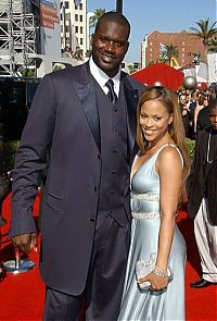 Celebrities: Nicole Hoopz Alexander with Shaquille O'Neal