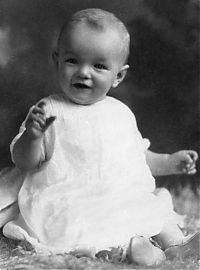 Celebrities: Norma Jeane Mortenson, before she became Marilyn Monroe