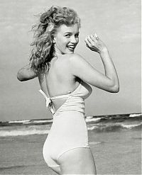 Celebrities: Norma Jeane Mortenson, before she became Marilyn Monroe