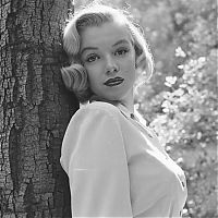 Celebrities: Norma Jeane Mortenson, before she became Marilyn Monroe