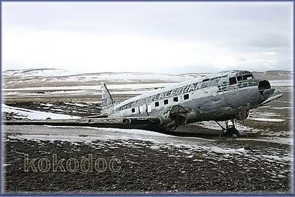 crashed plane