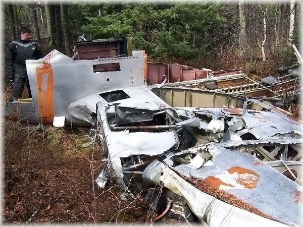 crashed plane