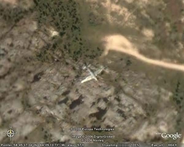 crashed plane