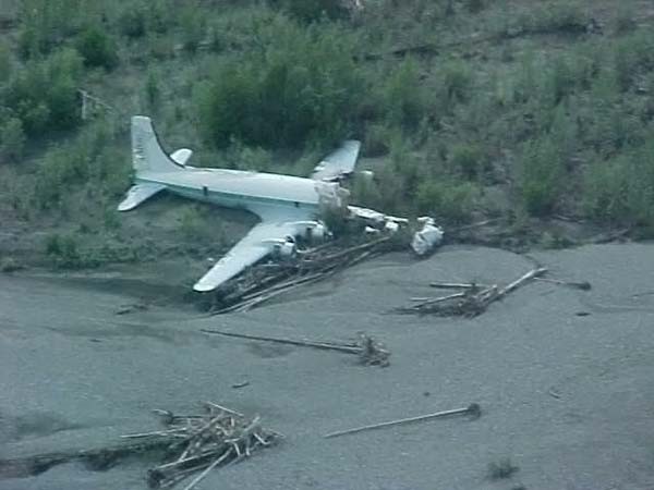 crashed plane