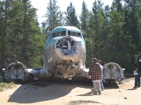 crashed plane