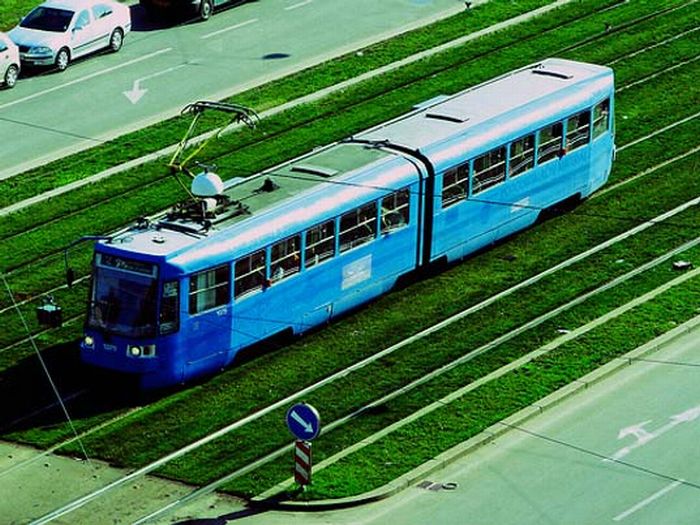 lawn rails for trams
