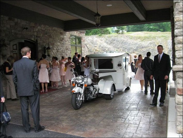 unique wedding transportation