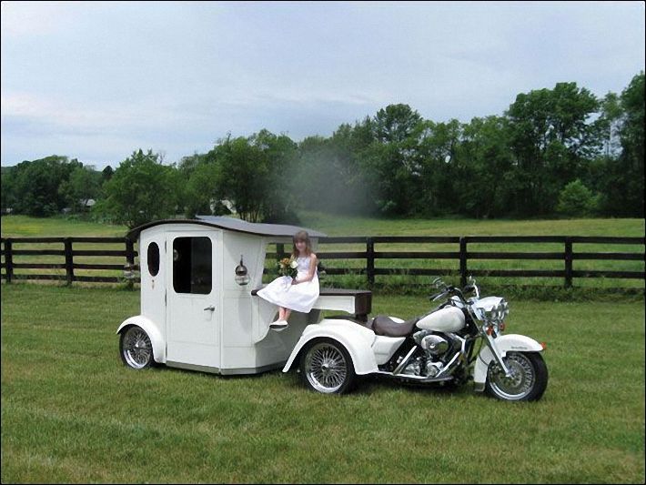 unique wedding transportation