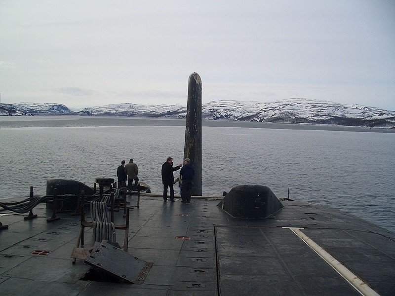 Submarine cruiser, strategical project 941 Shark (SSBN Typhoon NATO Classification)