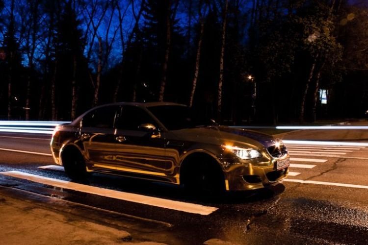 Gold-plated BMW