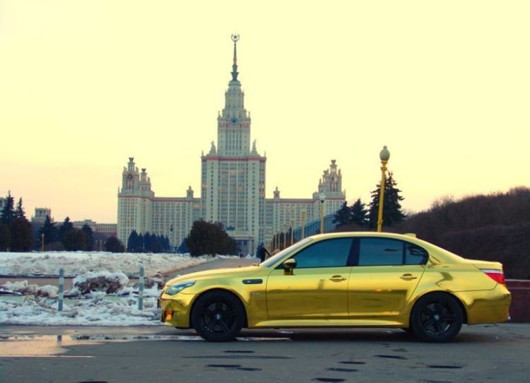 Gold-plated BMW