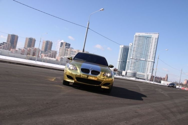 Gold-plated BMW