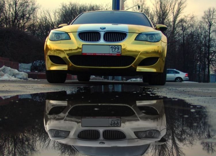 Gold-plated BMW