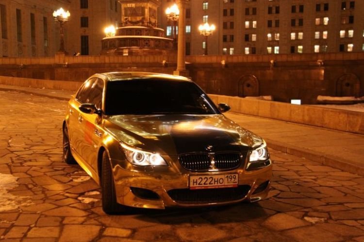 Gold-plated BMW