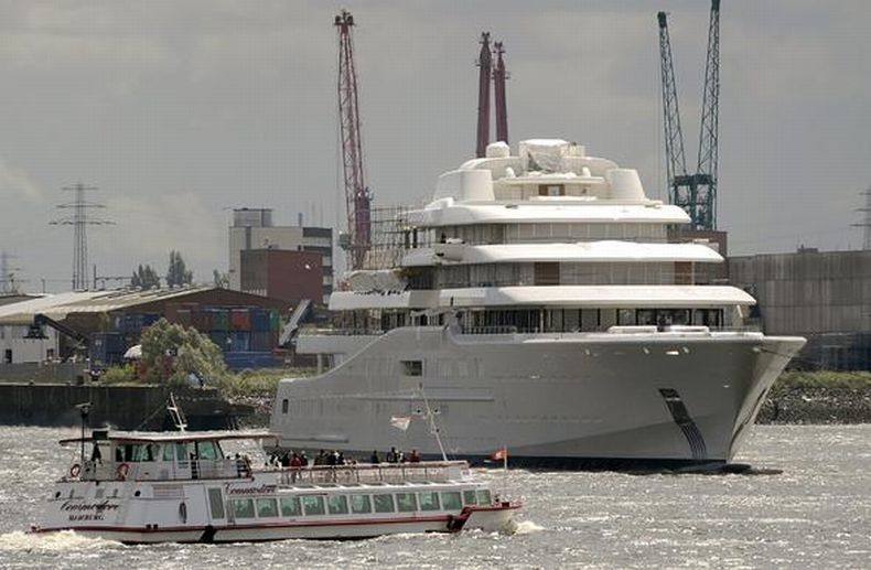 Yacht "Eclipse", Roman Abramovich, 340 million euros