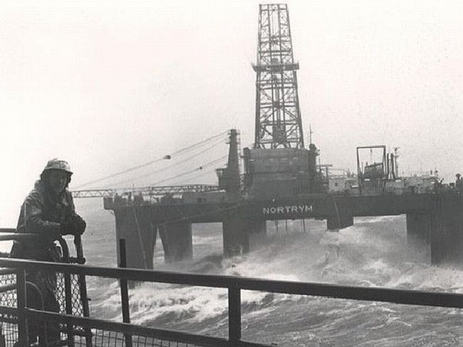 ship in a storm